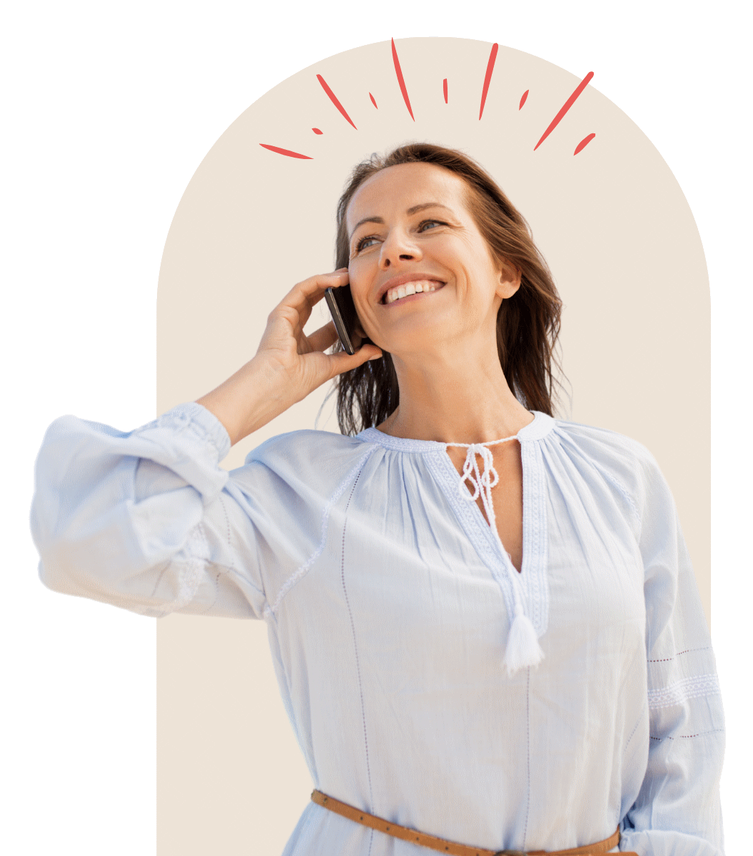 Femme souriante